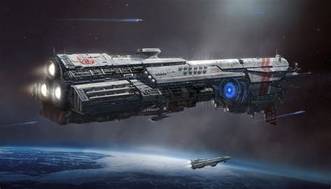 Battlecruiser Isfa Oliver Cromwell Concept Ships Space Ship Concept