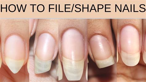 How To File Nails Nails Salon