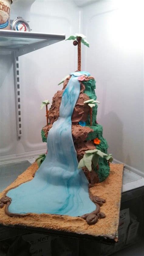 7 Waterfall Cakes Ideas Waterfall Cake Cupcake Cakes Cake