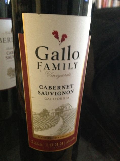Eds Wine Blog Tasting Gallo Cabernet Sauvignon