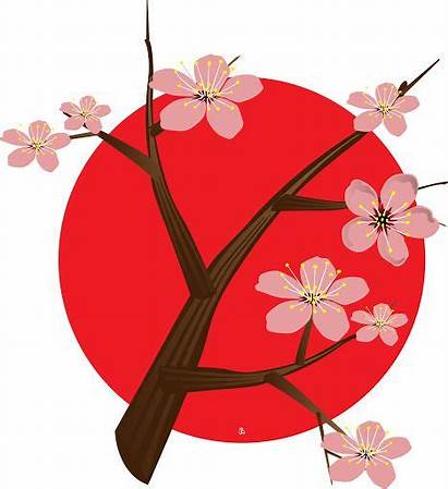 Cherry Blossom Japan Japanese Tree Flag Tattoo