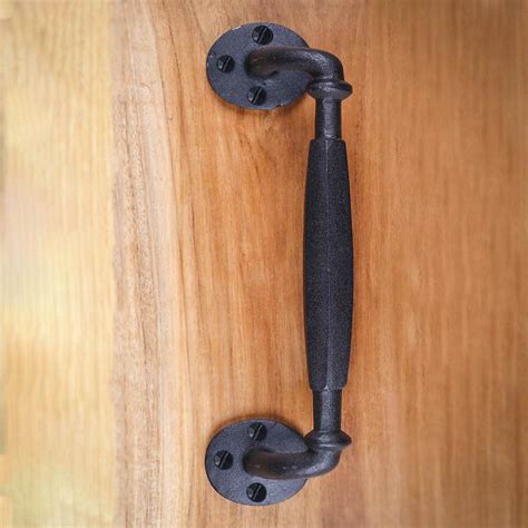 Wrought Iron 10 14 Door Pull Rust Resistant Colonial Style Design