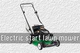 Photos of Electric Start Gas Mower