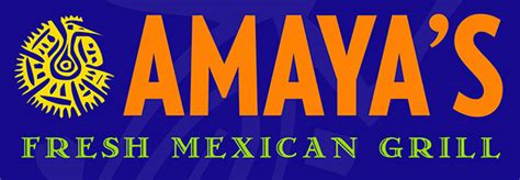 Menu Amayas Mexican Grill