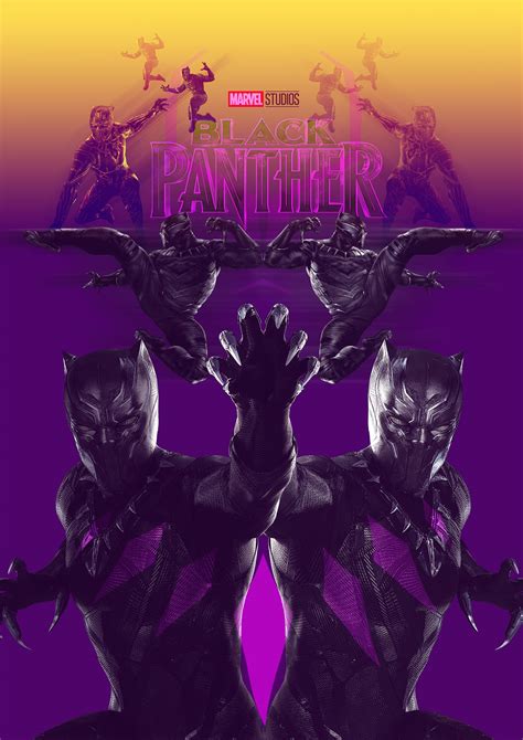 Black Panther Marvel Collection Posters On Behance