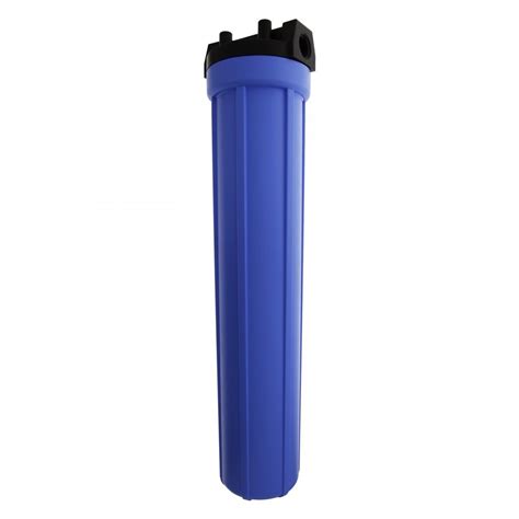 We all know how important it is to have clean water. WHOLE HOUSE WATER FILTER HOUSING 20" X 2.5", 3/4"PORT, BLUE
