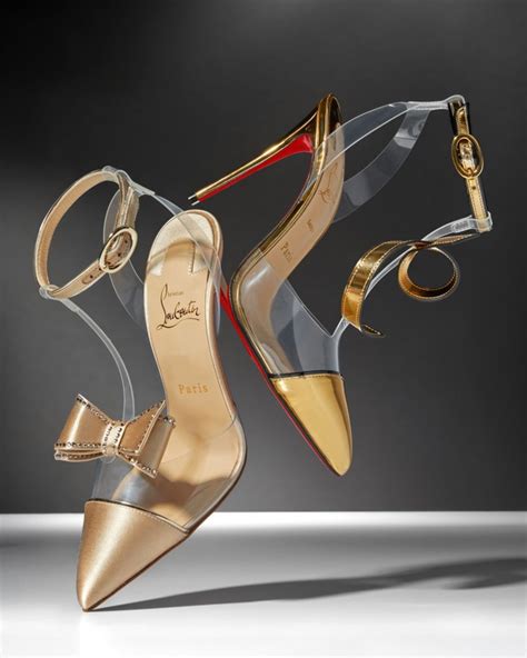 Christian Louboutin Naked Bow Red Sole Pumps Shoes Post