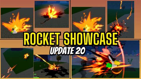 Blox Fruit Update 20 Rocket Showcase 2023 Youtube