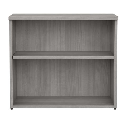 Bush Business Furniture 400 Series 30w Low Bookcase Cabinet Platinum