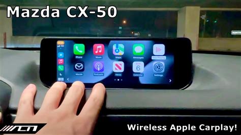 How To Use Wireless Apple Carplay In The 2023 Mazda Cx 50 Youtube