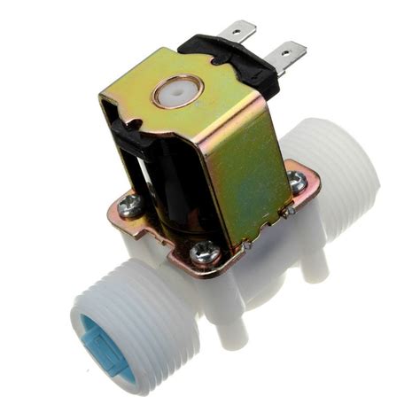 New Arrival Plastic Electric 12v Water Solenoid Valve Dc 34 Nc