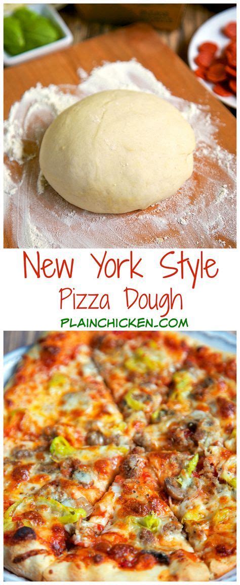 Topped with homemade pizza sauce, creamy. Sign In | Best pizza dough, New york style pizza dough ...