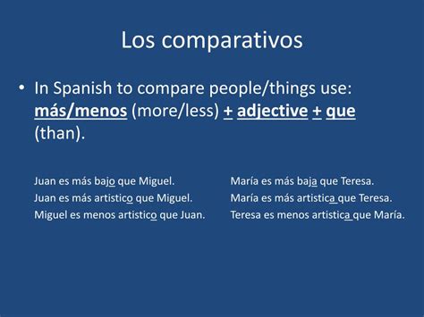 Ppt Los Comparativos Powerpoint Presentation Free Download Id2450522