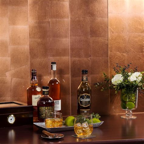 Requiem Copper 10x30 Glass Wall Tile