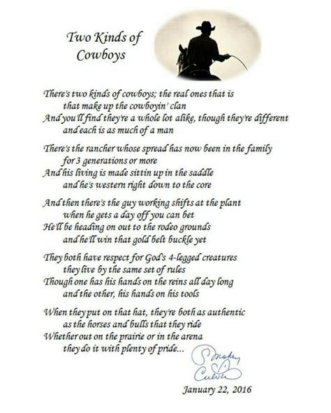 Printable Cowboy Poems