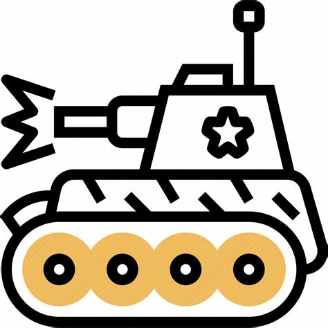 Tank Cannon Combat War Military Icon Download On Iconfinder
