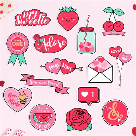Sweet On You Valentines Day Sticker Pack