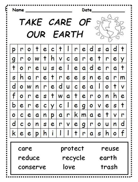 Earth Day Word Search Best Coloring Pages For Kids Earth Day Earth