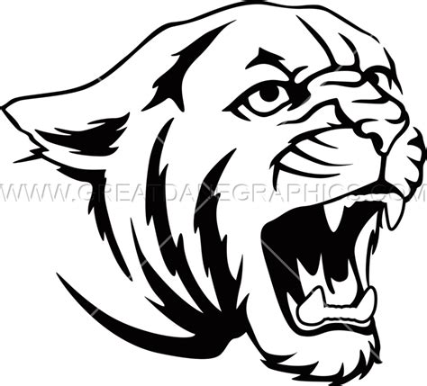Easy Cougar Drawing Free Download On Clipartmag