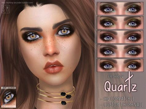 A New Smokey Eyeshadow With Detailed Lids Found In Tsr Category Sims