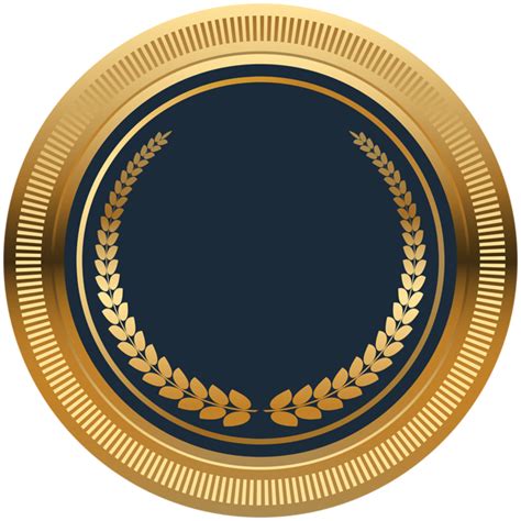 Navi Gold Seal Badge Png Transparent Image Logo Design Art