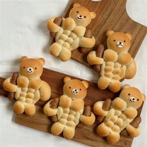 Muscle Bears Cute Food Cute Baking Cute Desserts