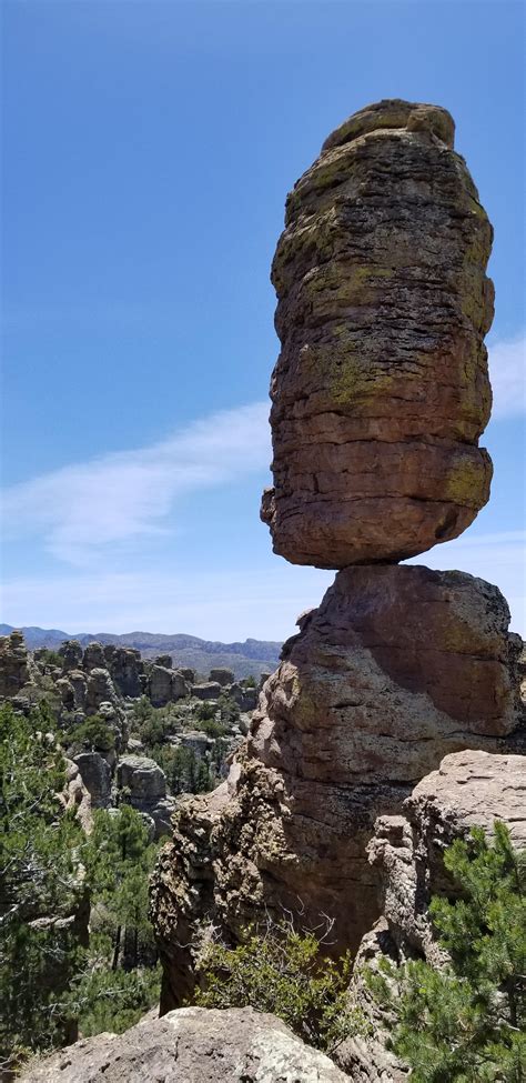 Pinnacle Balanced Rock At Chiricahua National Monument In Southeast Az