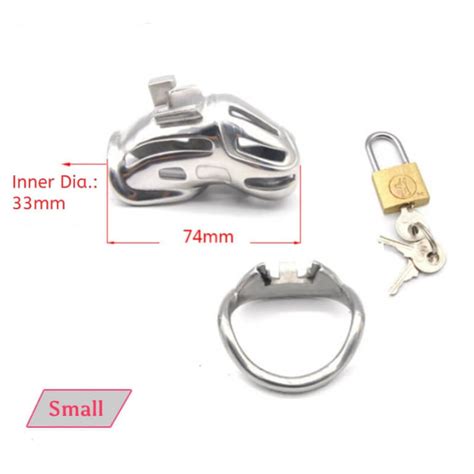 Small Cock Restraint Steel Sissy Chastity Cage For Beginners