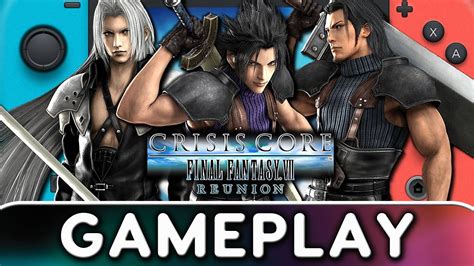 Crisis Core Final Fantasy Vii Reunion Nintendo Switch Gameplay