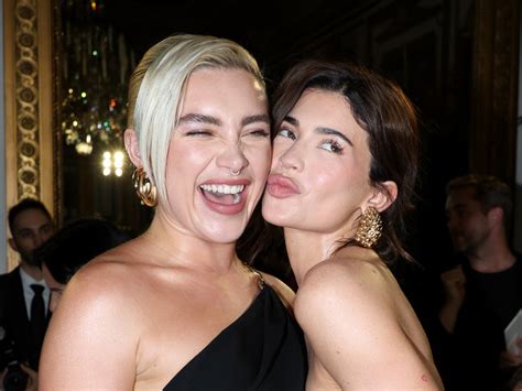 Florence Pugh Poses With Kylie Jenner Amid Relationship With Timothée