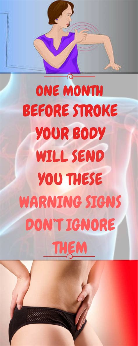 One Month Before Stroke Your Body Will Send You These Warning Signs