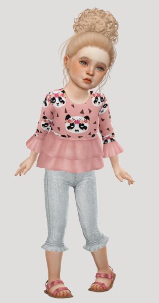 Fabienne Sims 4 Toddler Sims 4 Cc Kids Clothing Sims 4 Toddler Clothes
