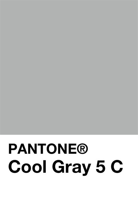 Pantones Cool Gray 5u Color Is Shown In This Manual For The Pantone