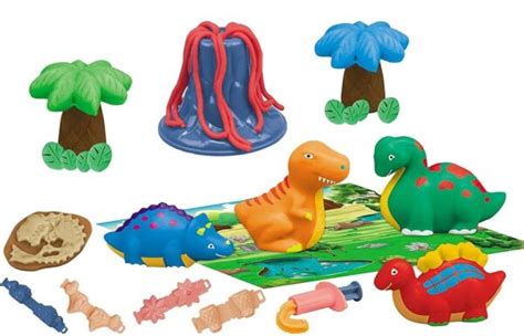 Dinosaur World Magic Dough Modelling Play Set