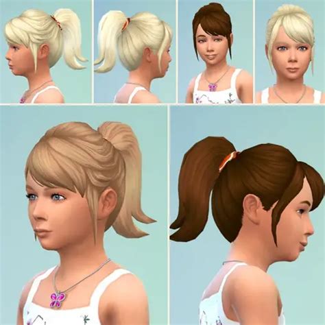 Sims 4 Cc Hair Ponytail Craftlasopa