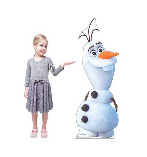 Life Size Cardboard Cutout Of Olaf Frozen 2