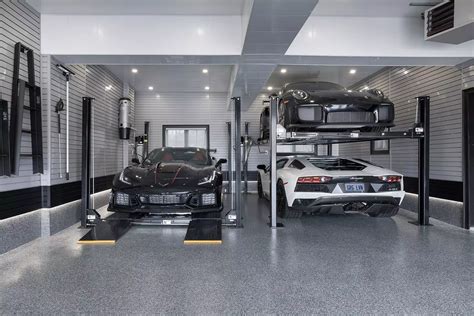 Double Car Lift Garage Garage Living
