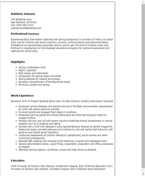 Special Education Resume Examples Expert Tips And Guides