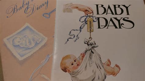 Vintage Baby Books Repurposed Part 1 Youtube