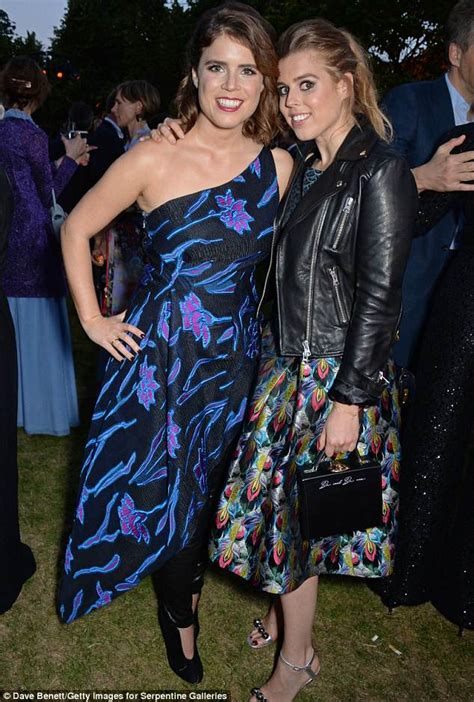 princess eugenie joins sister beatrice at serpentine party daily mail online