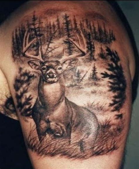 Deer Tattoo Designs For Men