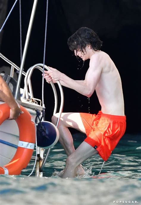 Timoth E Chalamet Lily Rose Depp Kissing On A Boat In Italy Popsugar