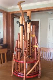 A Homemade Flute Stand By One Of Our Customers Michael A Boston Bricklayer Originally From