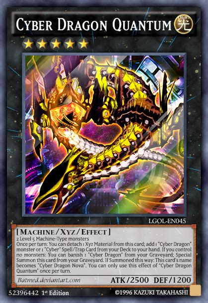 Cyber Dragon Quantum By Batmed On Deviantart Yugioh Dragon Cards