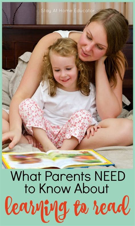 5 Things Parents Need To Know About Learning To Read