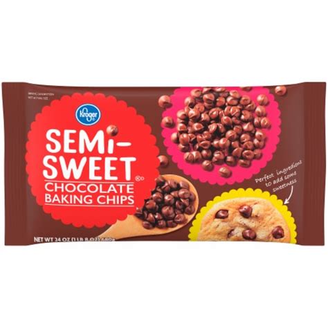 Kroger® Semi Sweet Chocolate Baking Chips 24 Oz Frys Food Stores