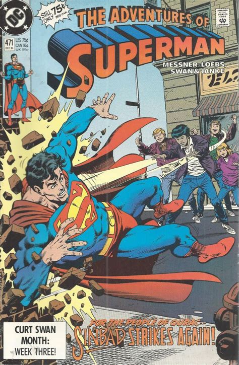 Superman Dc Comics 471 Oct 1990 Adventures Of Superman Superman