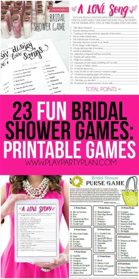 23 More Fun Bridal Shower Games Bridal Shower Games Funny Fun Bridal Shower Games Funny