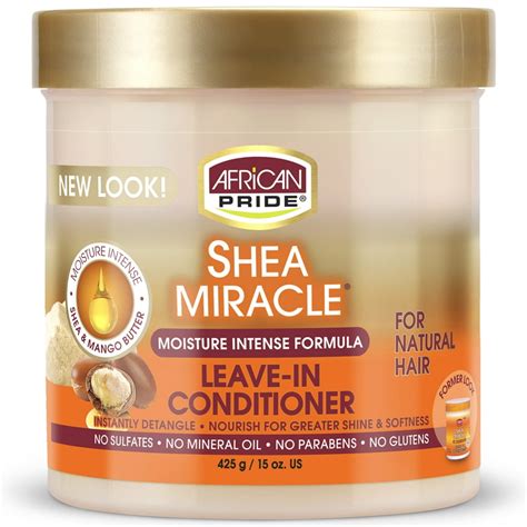 African Pride Shea Miracle Moisture Intense Leave In Conditioner For