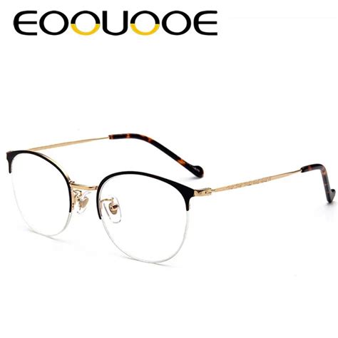 Buy Eoouooe Round Glasses Frame Prescription Gafas
